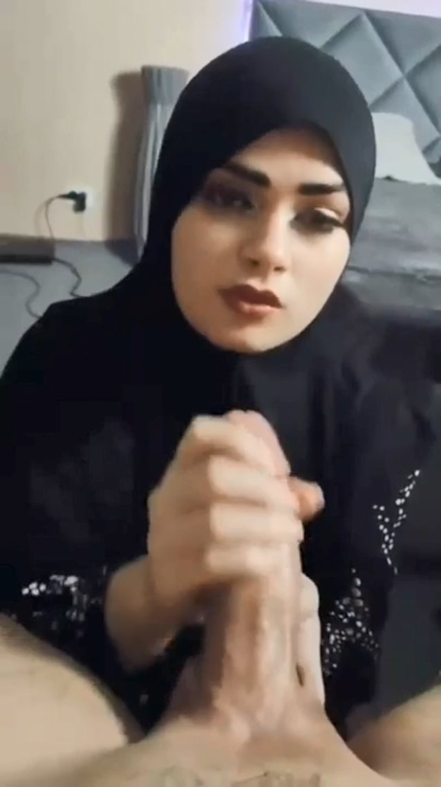 hijab, blowjob, facial, cumshot