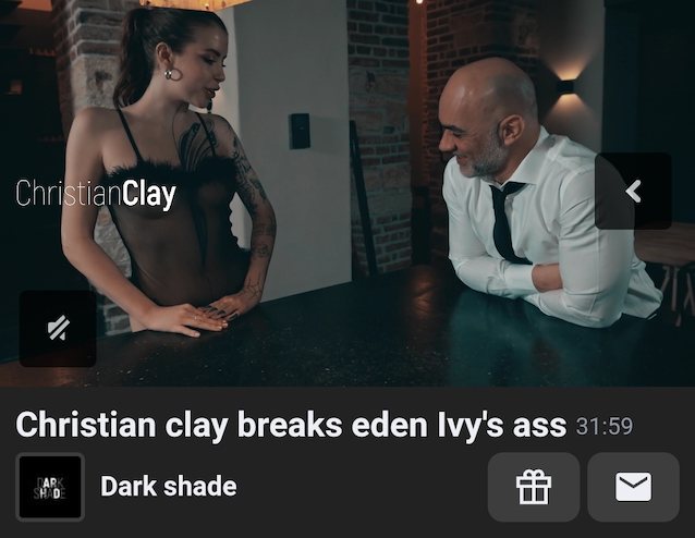 eden ivy, dark side, christian clay, bts