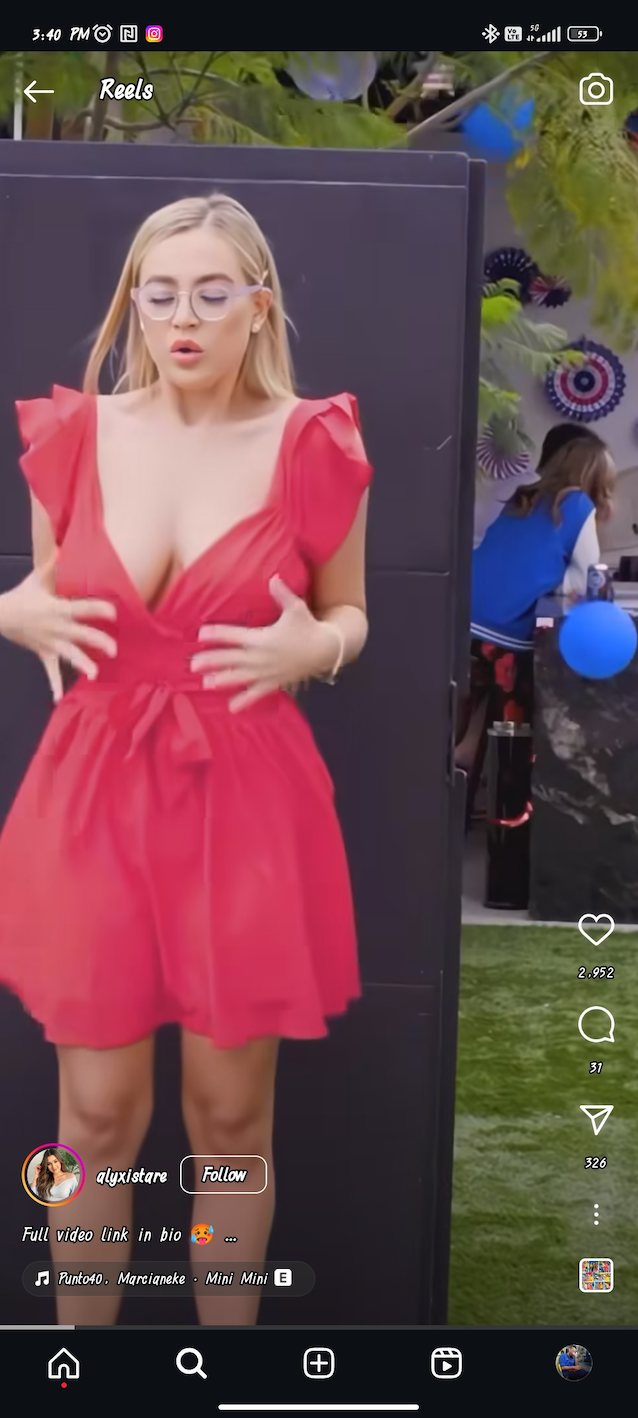 blake blossom, big tits, dress, blonde