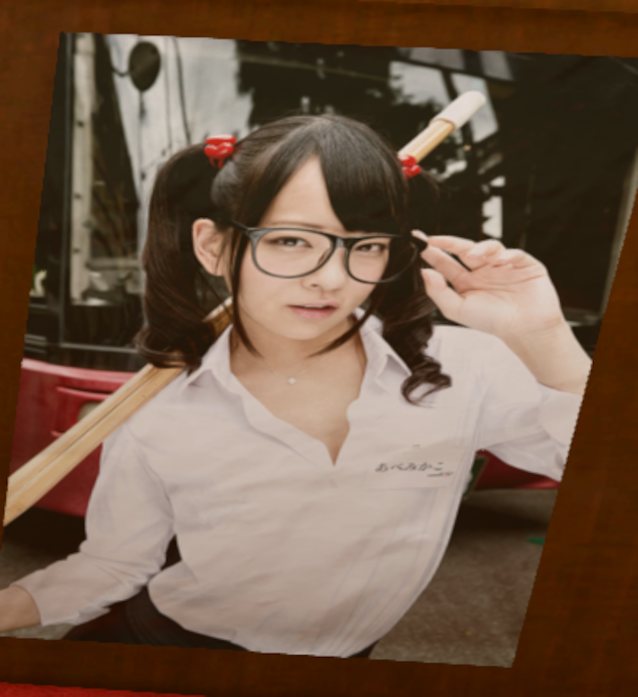 asian girl glasses twin tails