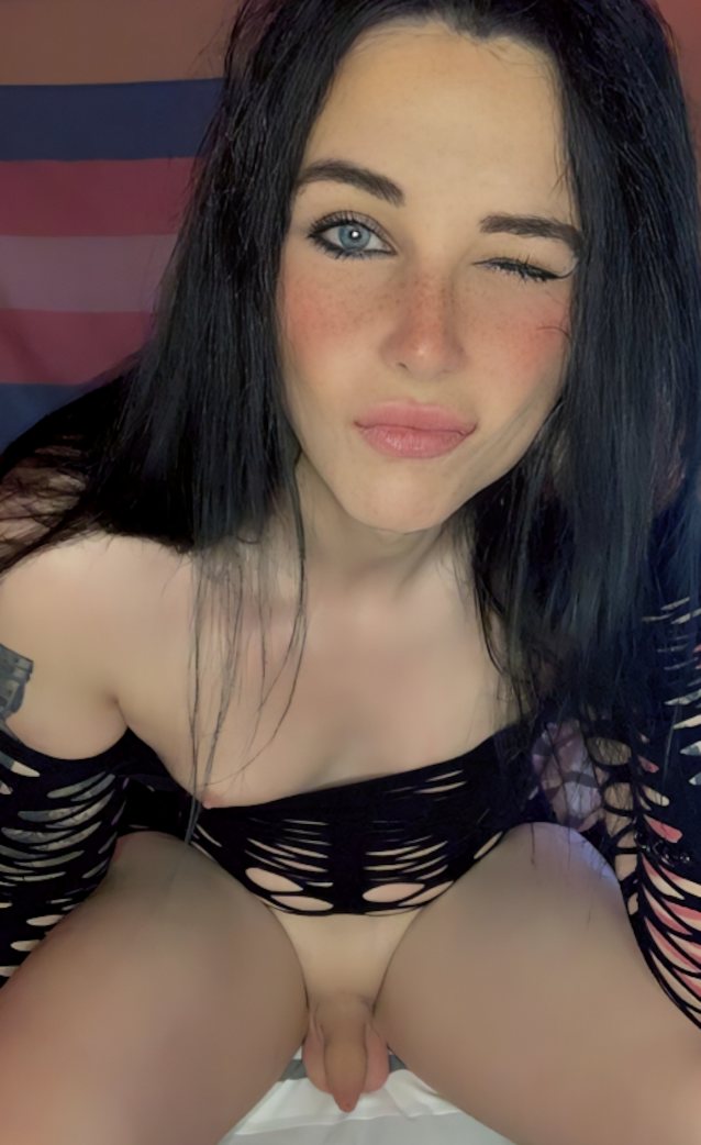 shemale, trans, small tits, small dick, tattoo