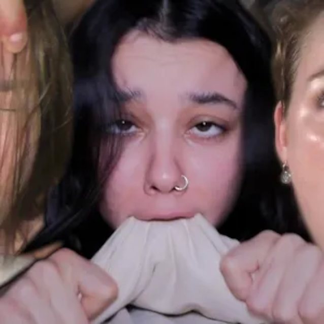 ahegao nose piercing nose ring