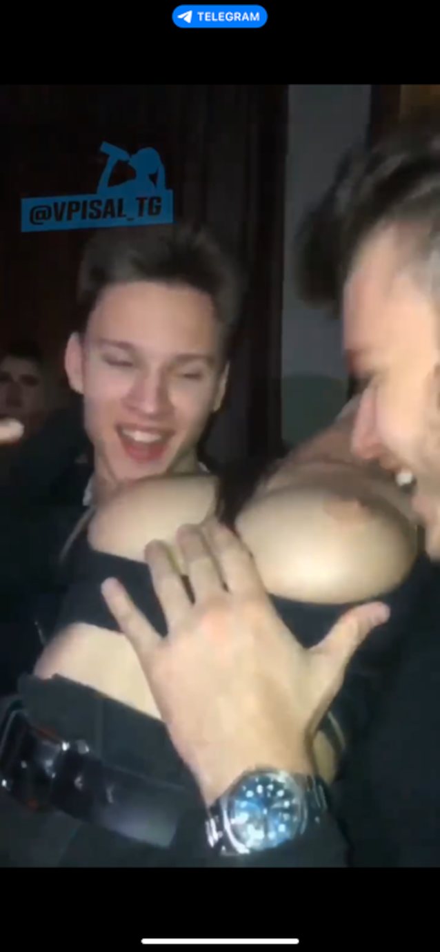 boobs sucked boobs brunette