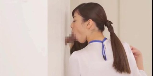 gloryhole, japanese, jav, elevator, office