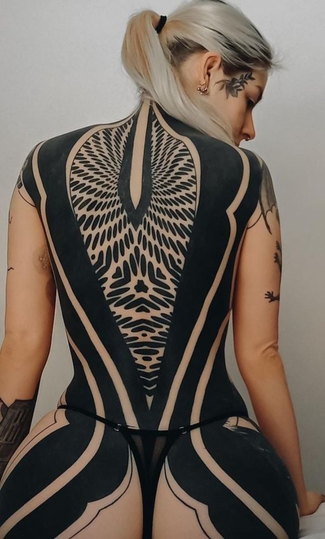 back tattoo, tattoos, inked