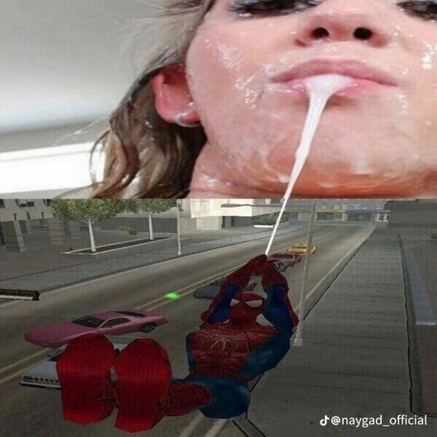 spiderman, meme, sperm, bukkake, cumshot