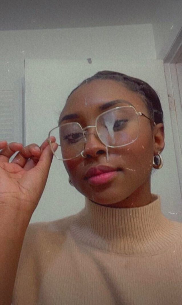 ebony glasses facial