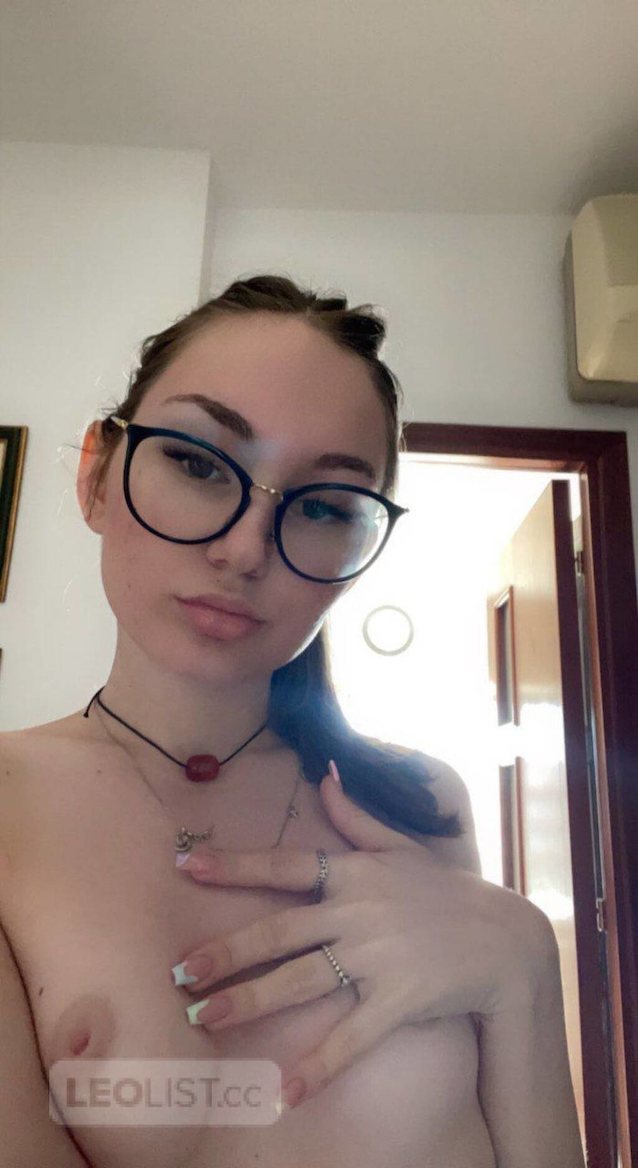 small tits, glasses, white