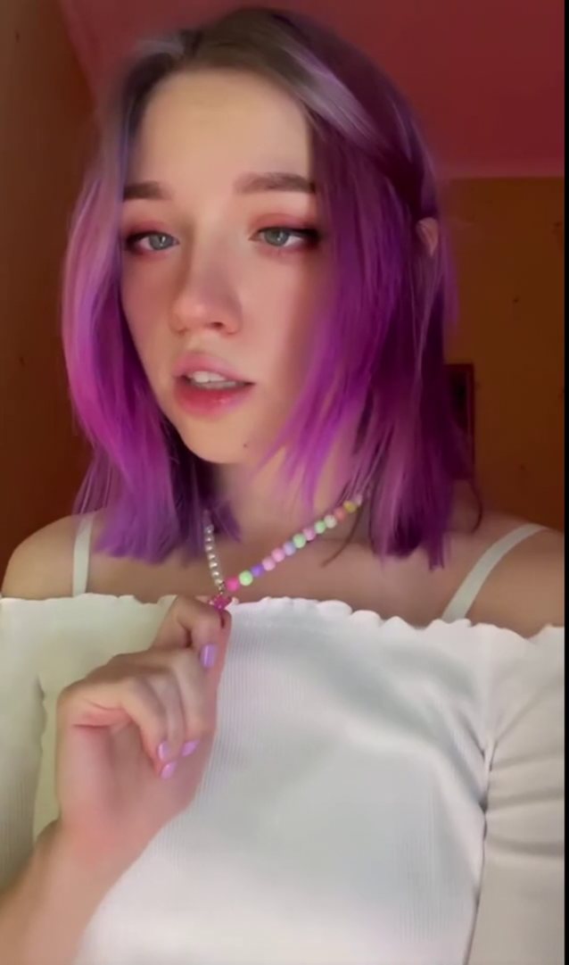 tiktok, colored hair, amateur