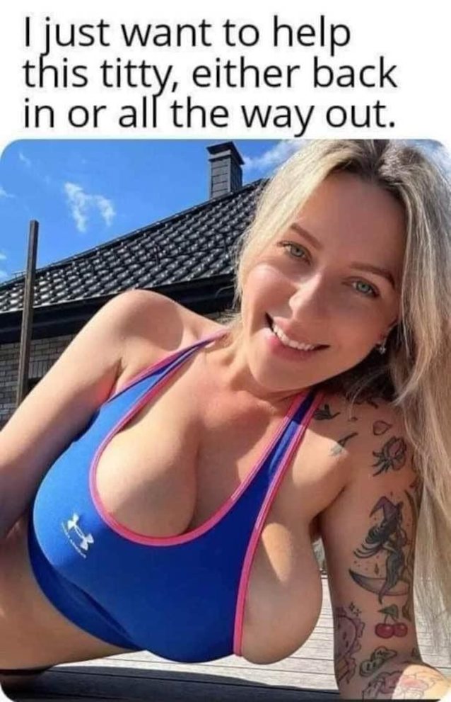 blonde big tits tattoo