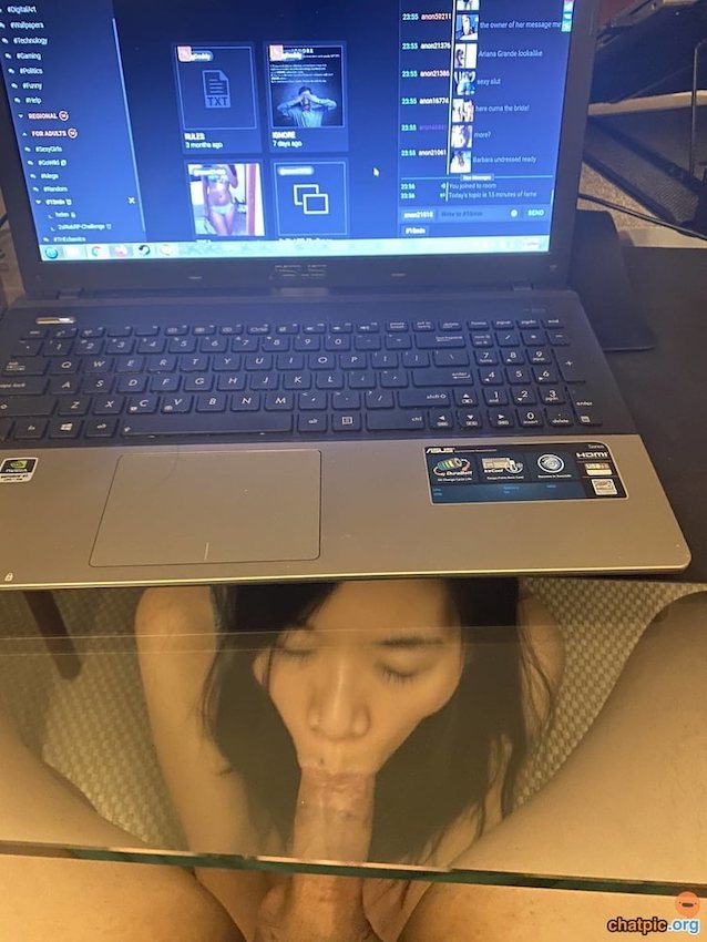 blowjob, under table, sucking, asian