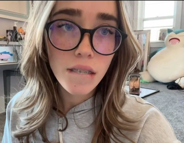 tiktok, onlyfans, braces, lips, glasses