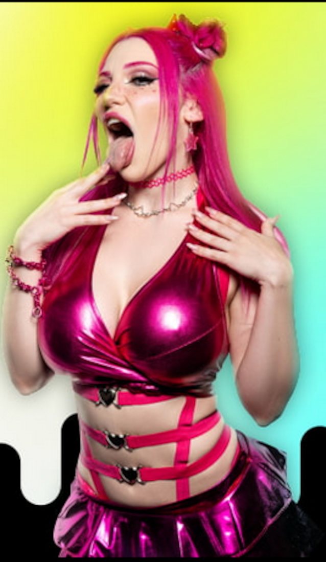 actress brazzers pink hair
