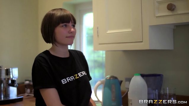 brunette, short hair, brazzers