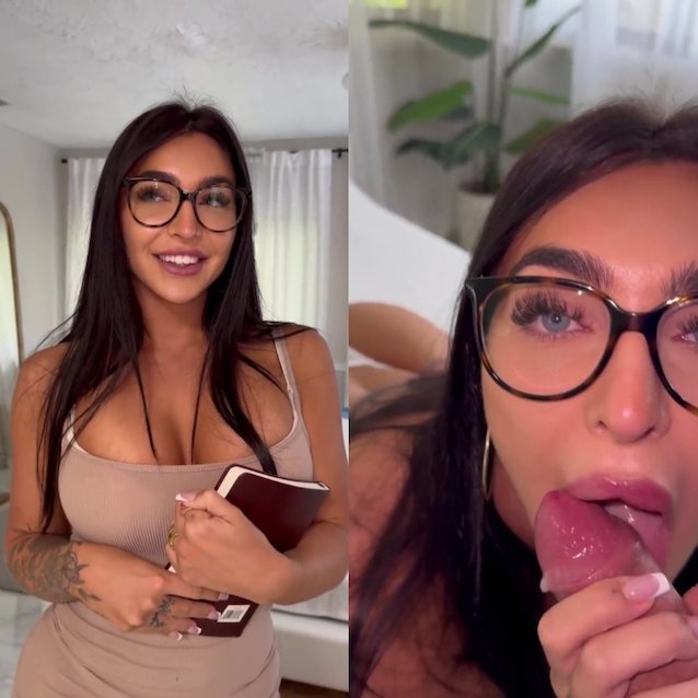 big tits, glasses, pov