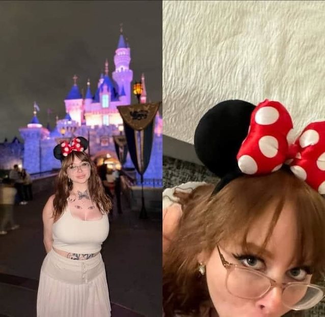 teen, disneyland, blowjob, tattoo, glasses