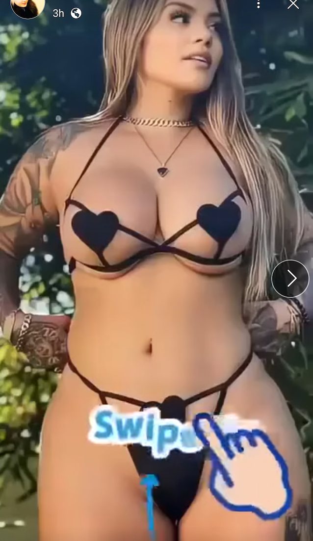 long hair, coloured hair, bikini, transparent, chubby