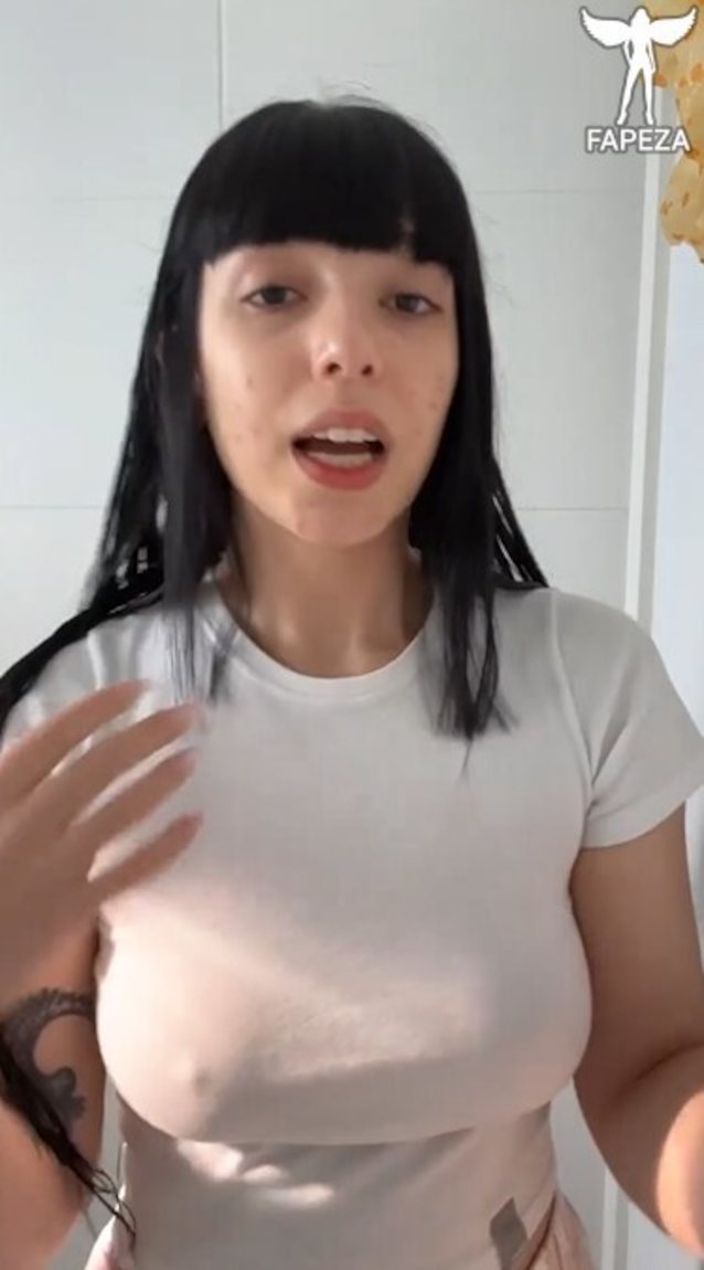 white girl, black hair, see through shirt