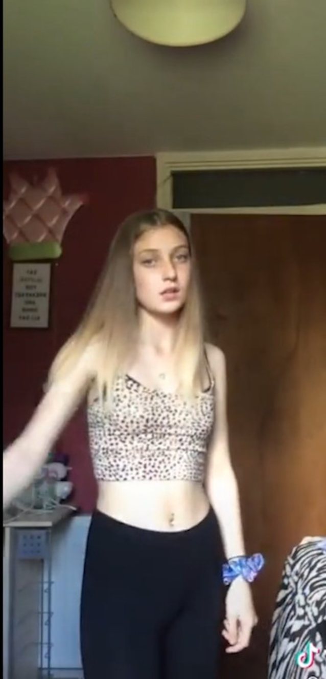 teen, blonde, tiktok, petite