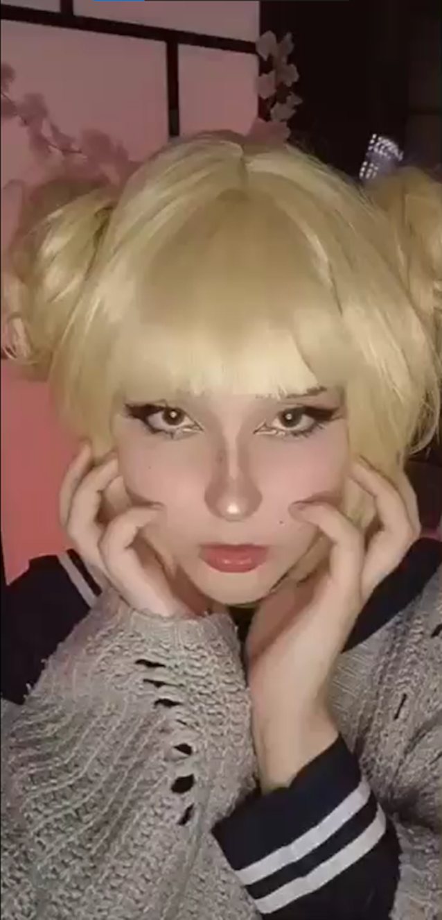 ahegao, onlyfan, tongue, cosplay, toga