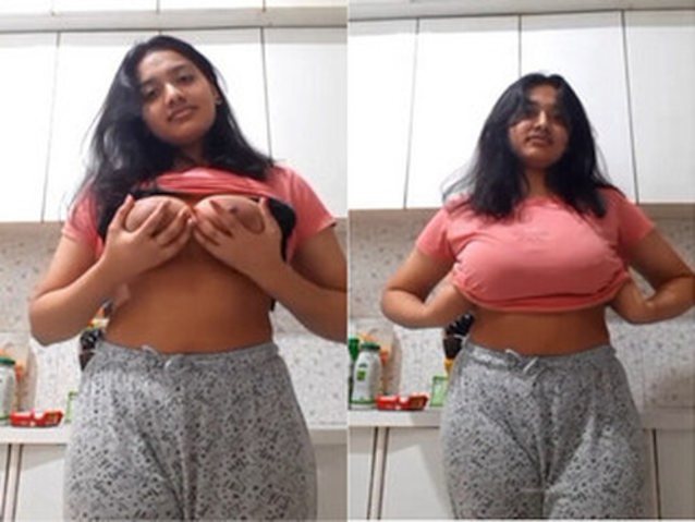 camgirl, indian, big tits, flashing boobs