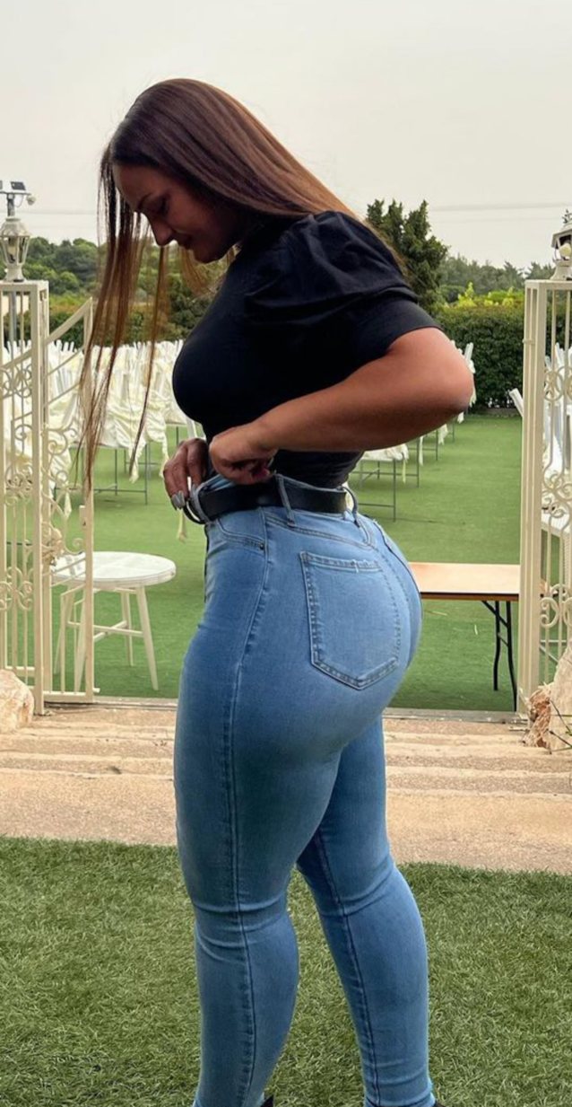 thicc, thick, body, jeans, big ass