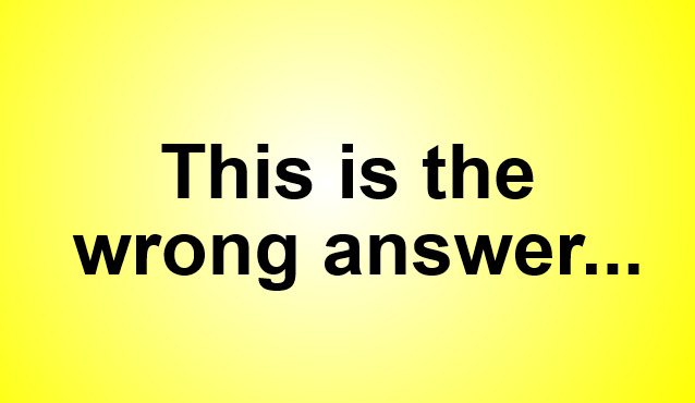 wrong, incorrect, partial, incomplete, missing proof