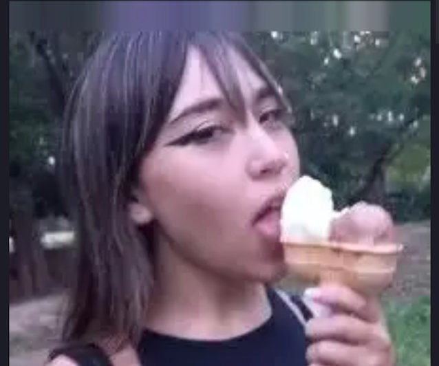 asian, ice cream, public, pornstar