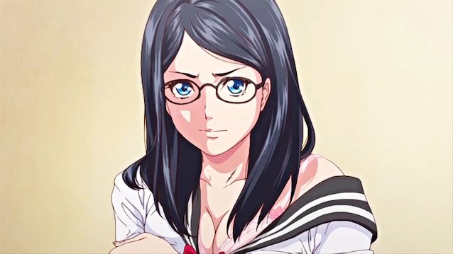 hentai, megane, japan, glasses, schoolgirl