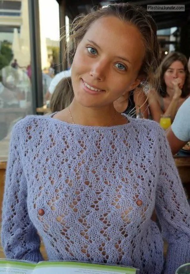 sheer no bra nipples