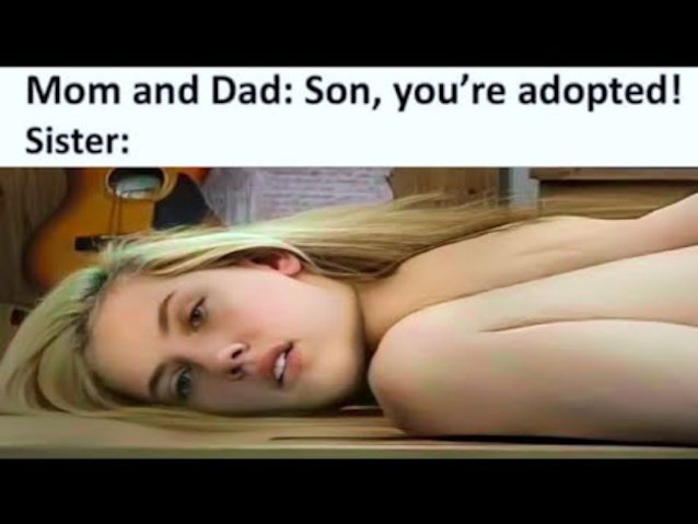 meme caption blonde