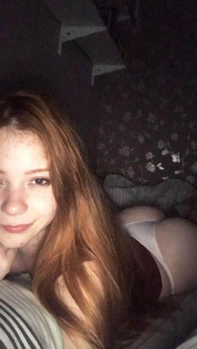 ass, beautiful, flash, ginger, redhead