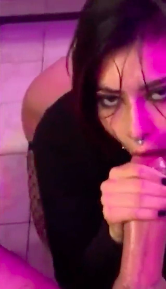 goth, blowjob, piercing