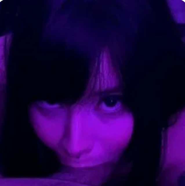 asian blowjob purple light