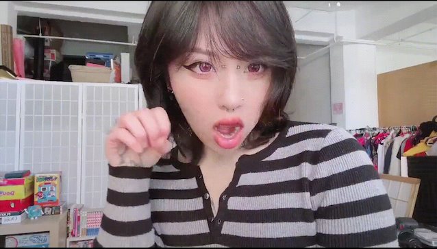 solo, cute, black hair, blowjob, sucking