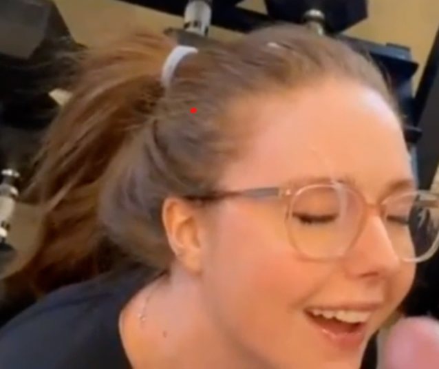 facial, gym, cumshot, glasses