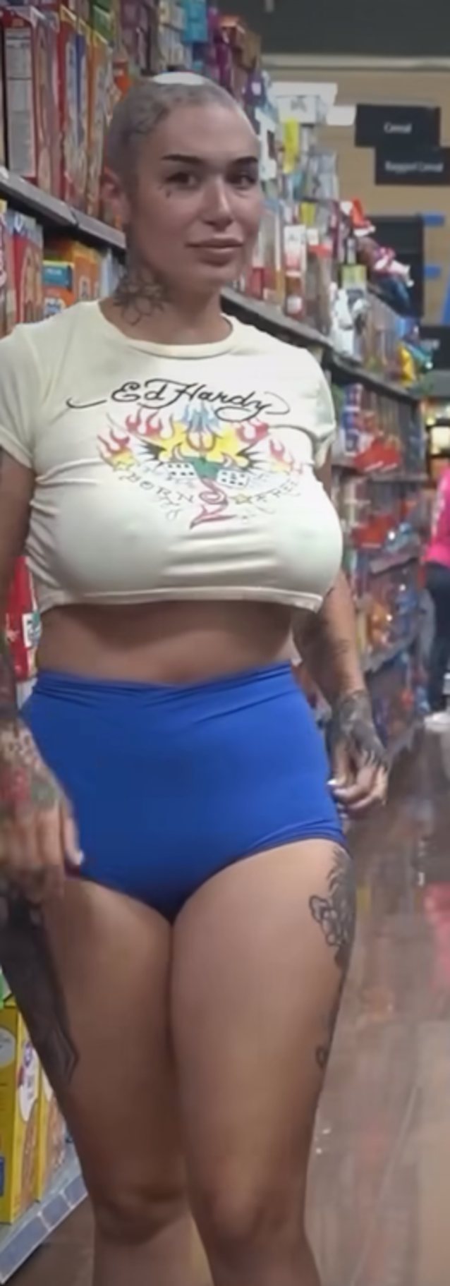 tattoo bald bigtits