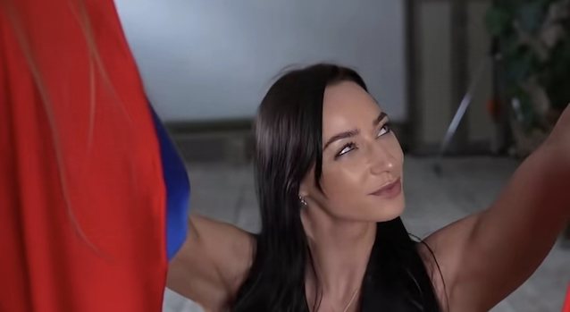 black hair black eyes big boobs