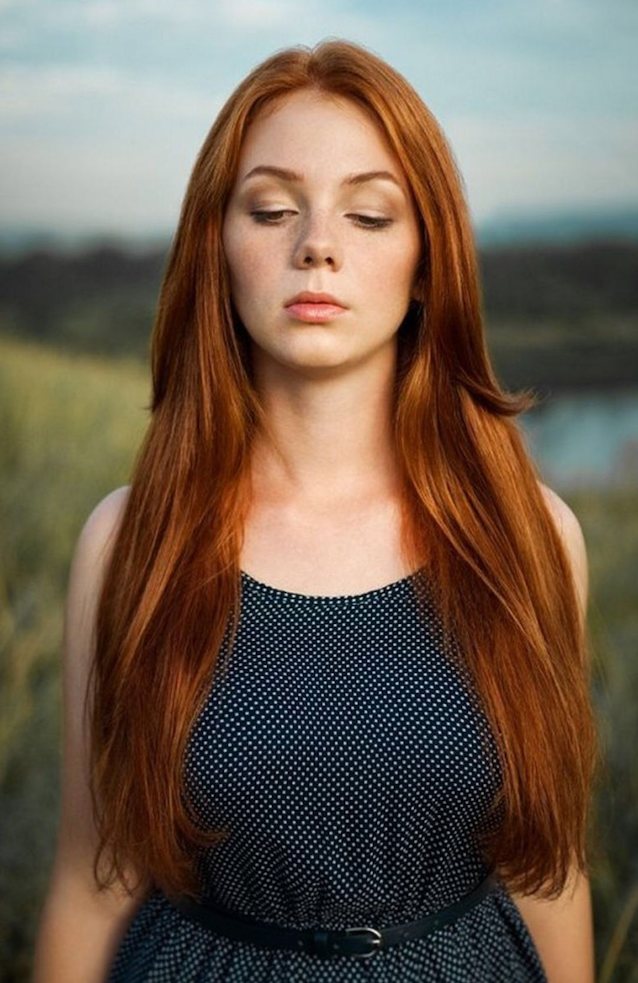 redhead, pretty, vusty