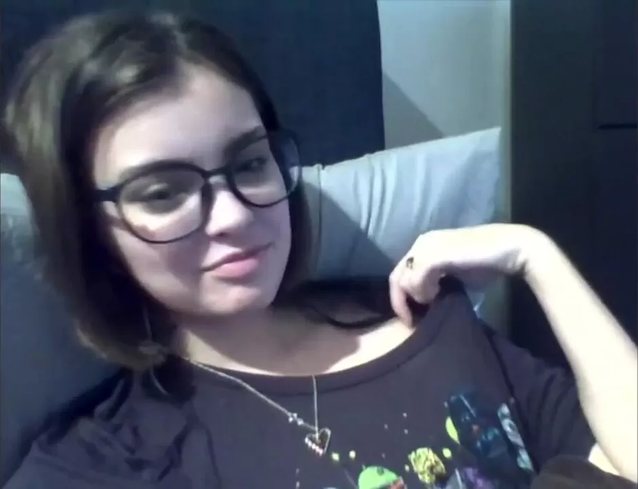 omegle, teen, nerd, glasses, masturbation