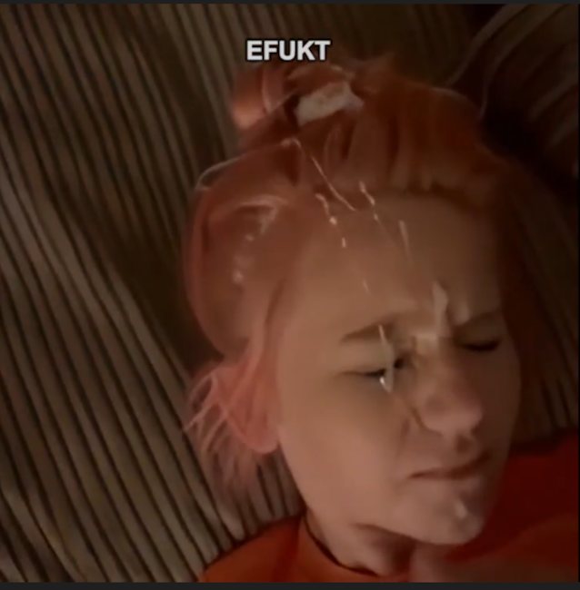 amateur, pov, facial, pink hair, cum hater