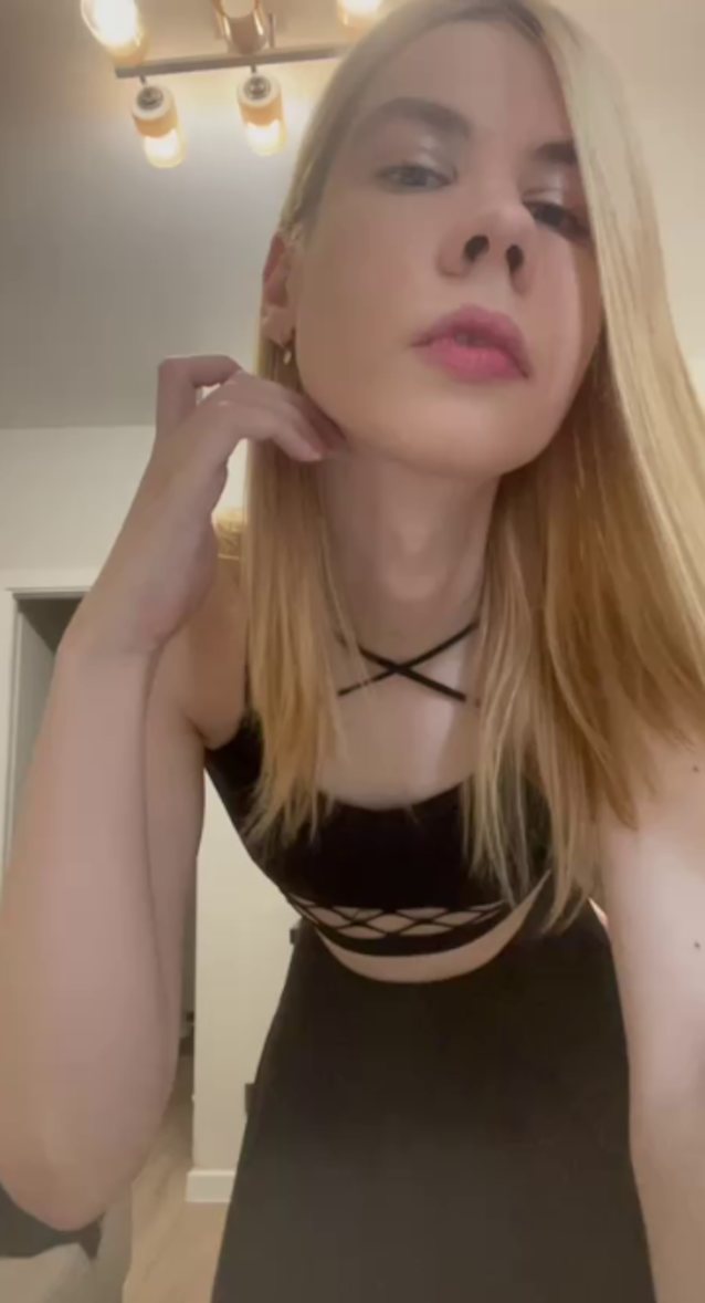 trans, blonde, skinny, petite, tgirl