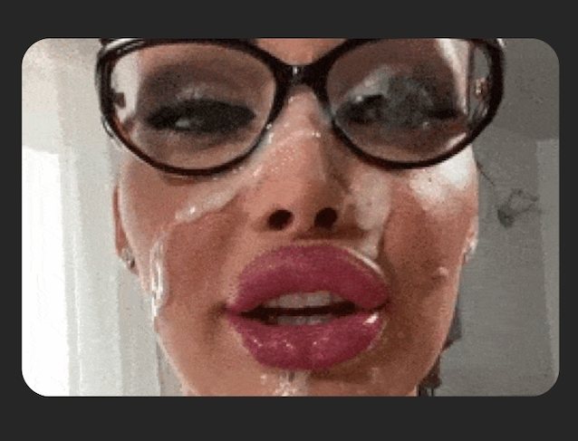 pornstar, cum on face, facial, glasses, big tits