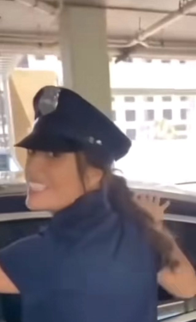 brown hair, cop, big ass