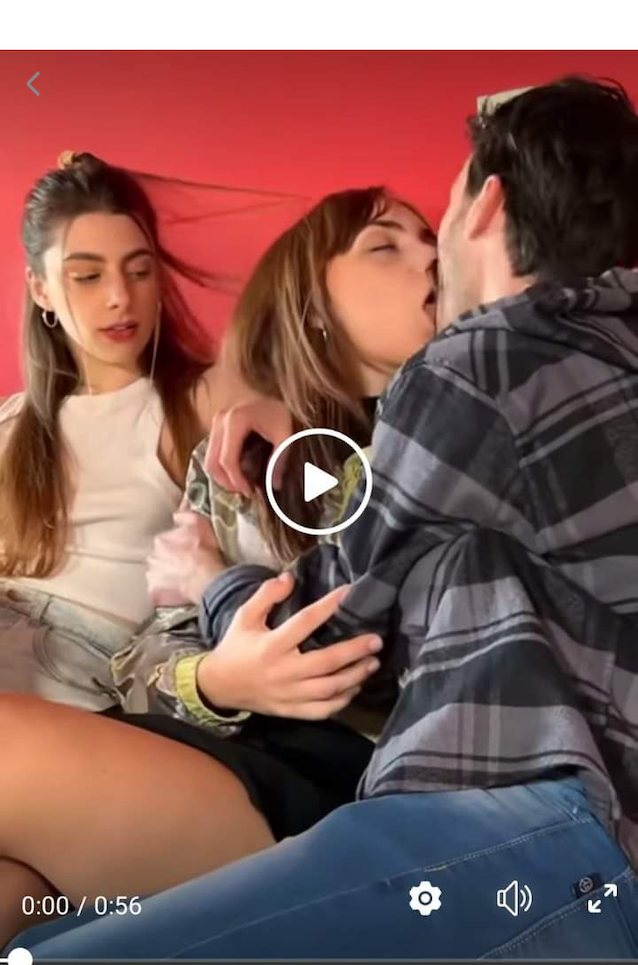 teens, kiss, threesome