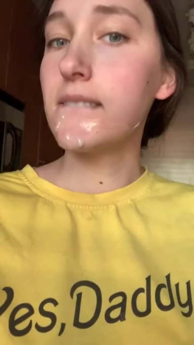 amateur, solo, facial, cumshot, selfie