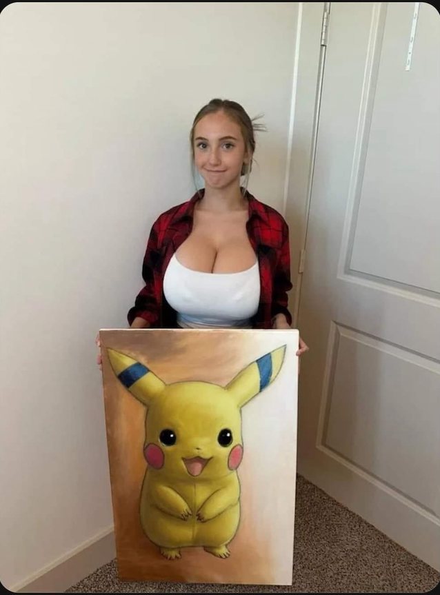 blonde, big tits, meme