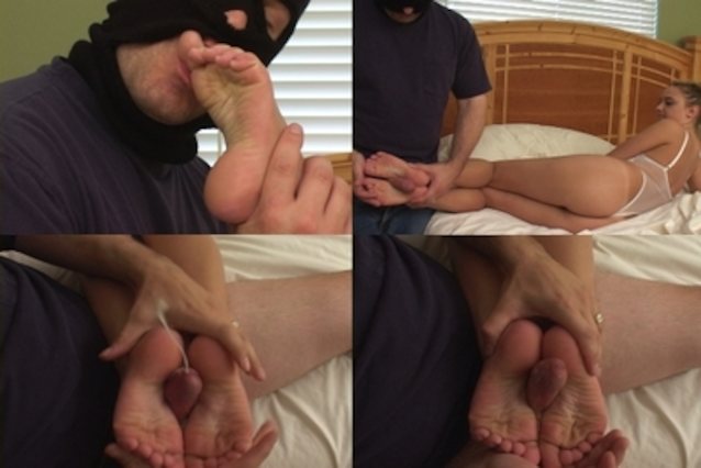 footjob high arches cumshot