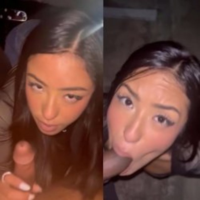 latina, blowjob, car