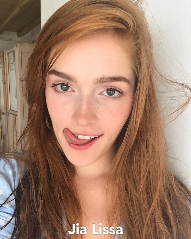 jia lissa redhead cutie